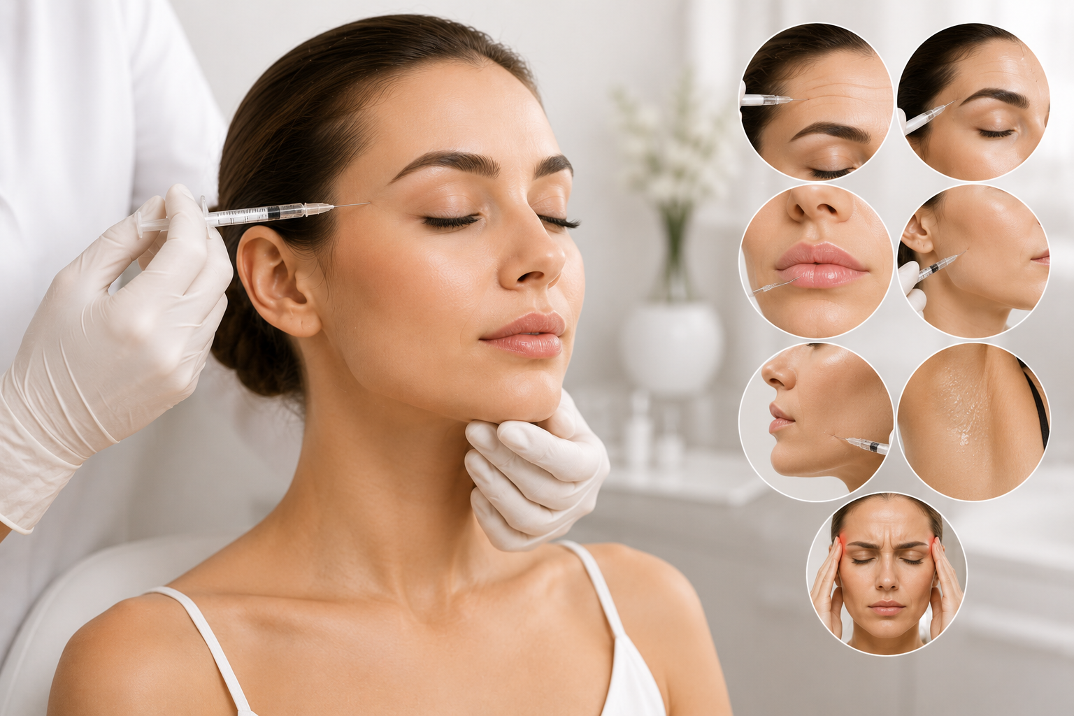 Botulinum toxin facial treatment