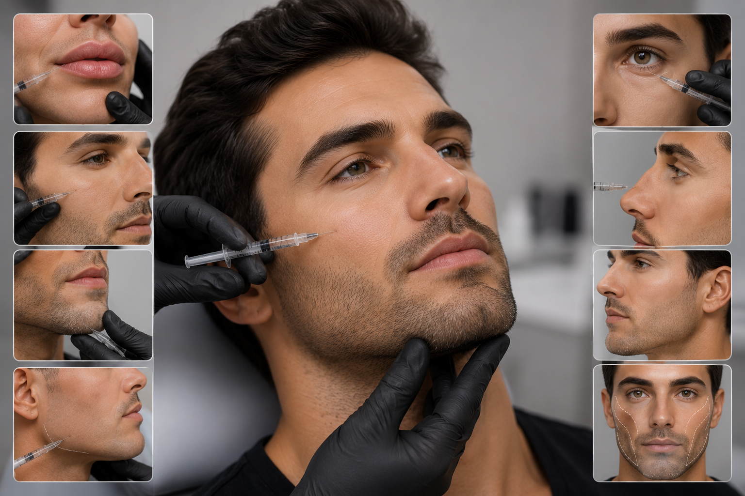 Dermal filler facial treatment