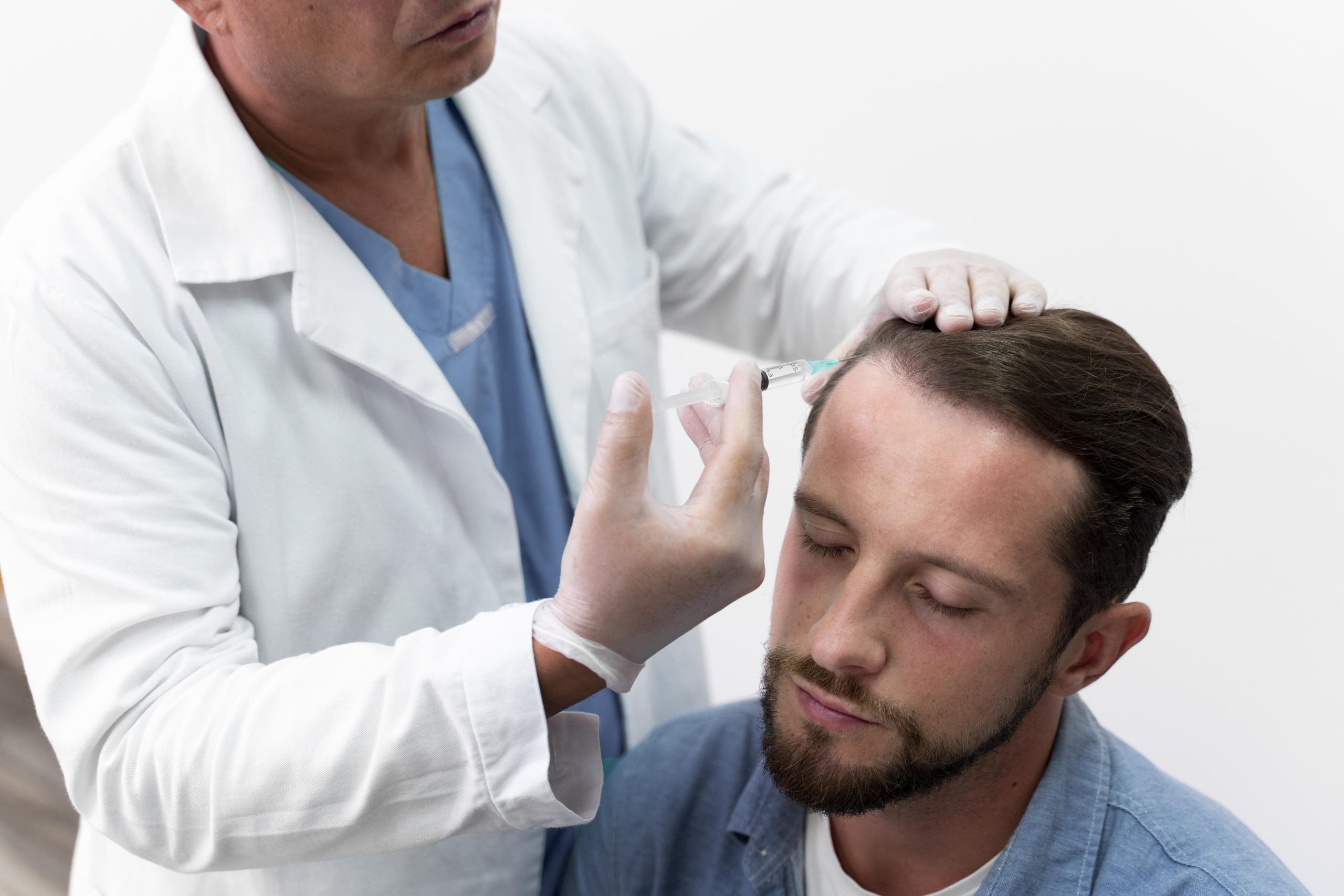 Advanced hair transplant treatment process