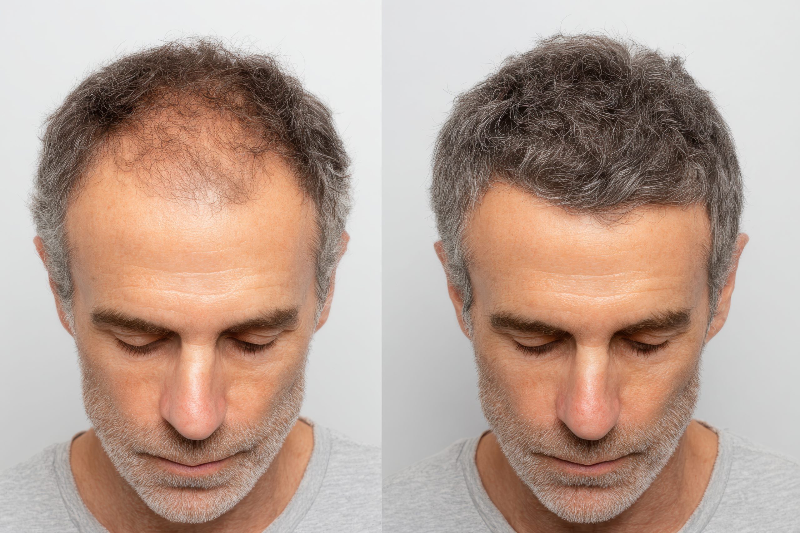 Hair restoration before and after results